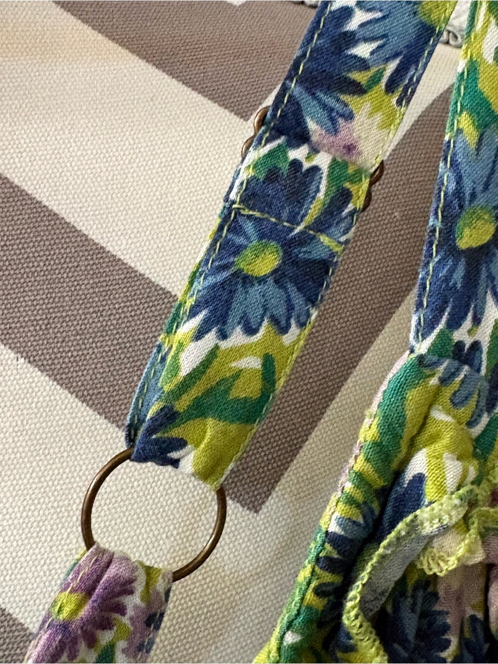 NATURAL LIFE Blue & Green Floral Maxi Dress - Picture 3 of 4